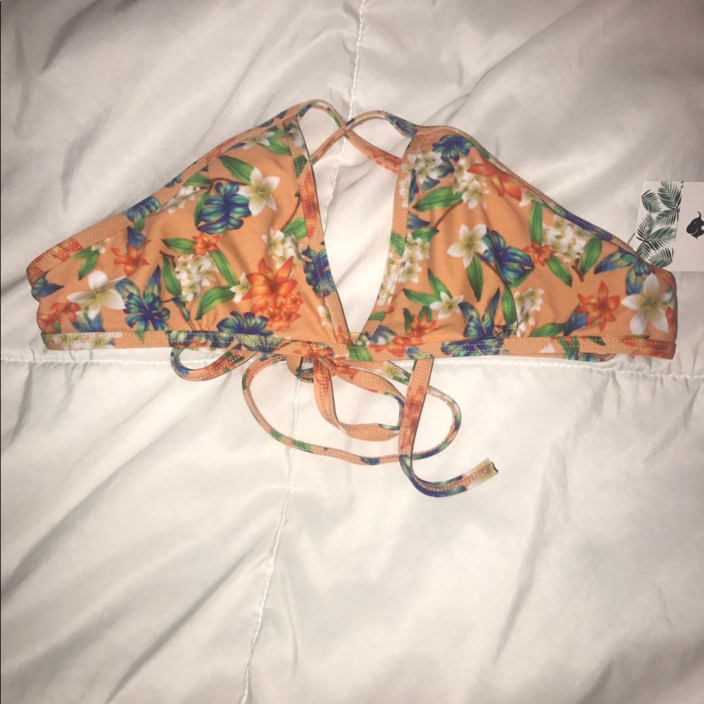 AMA BIKINIS FLORAL BIKINI TOP